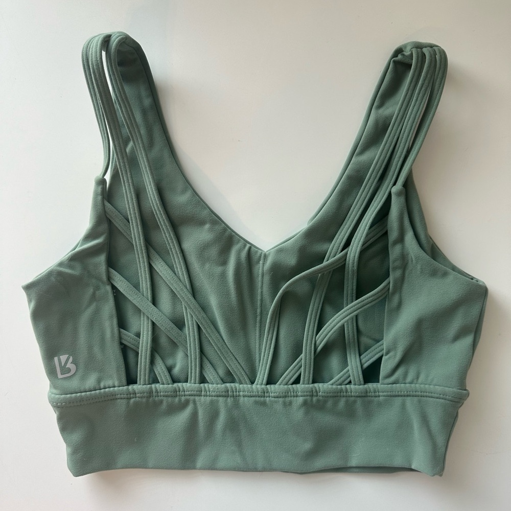 Buffbunny Monarch Sports bra in Agave Green